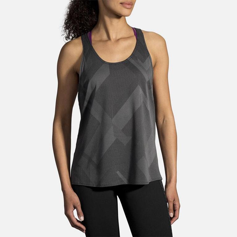 Brooks Women's Array Running Tank Top - Grey (HTQB32187)